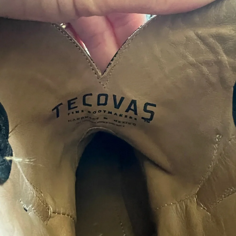 Tecovas Black Leather Ankle Boots - Picture 6 of 10